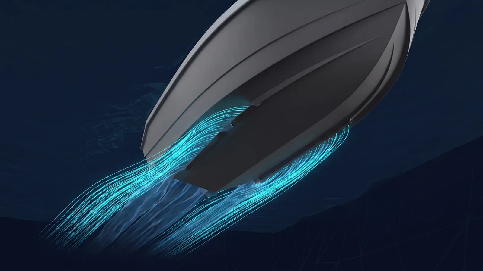 Simulación hidrodinámica de un casco Petestep con spray redirigido